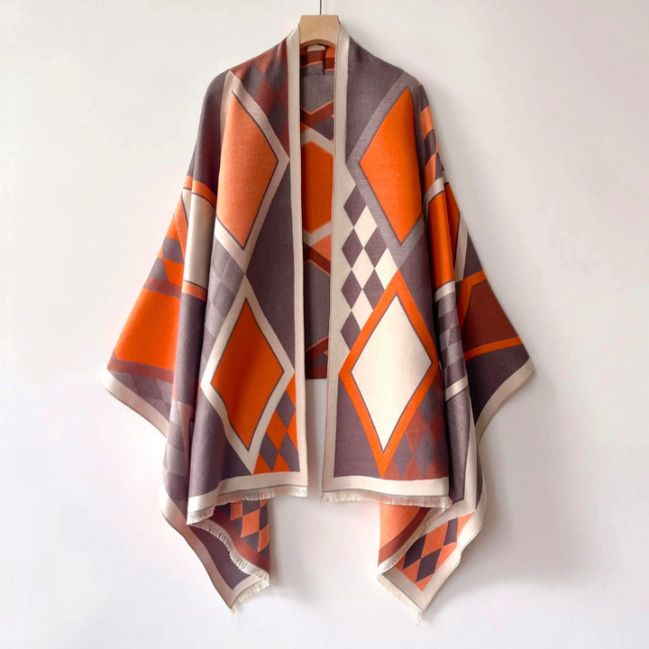 Chal para mujer Nora | Mezcla de lana de primera calidad, diseño elegante para invierno