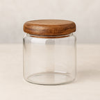 Airtight Glass Kitchen Storage Jars with Acacia Wood Lids – Stylish Pantry Organization 4