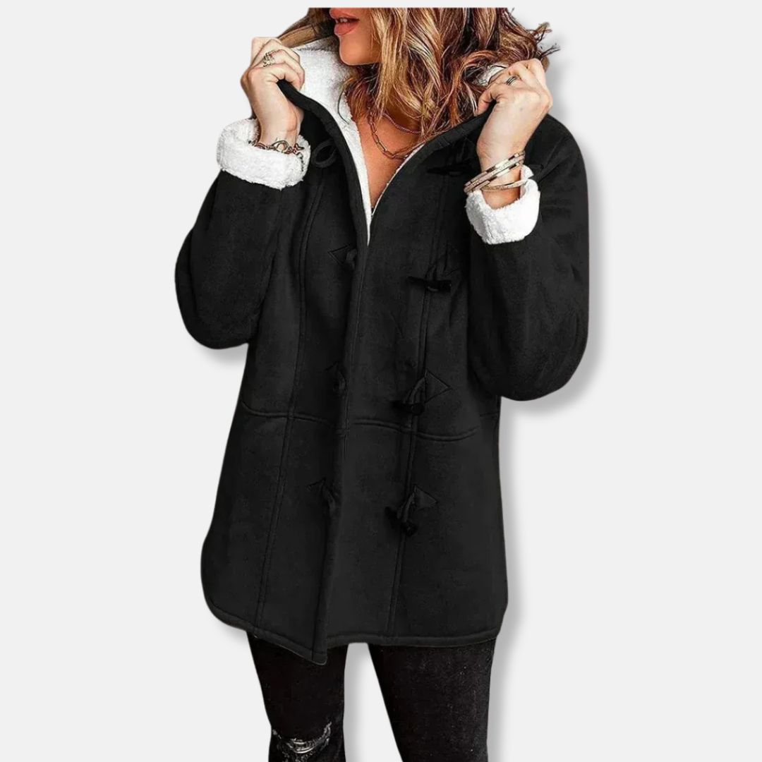 Ava Women's Jacket | Faux Suede with Sherpa Lining 0