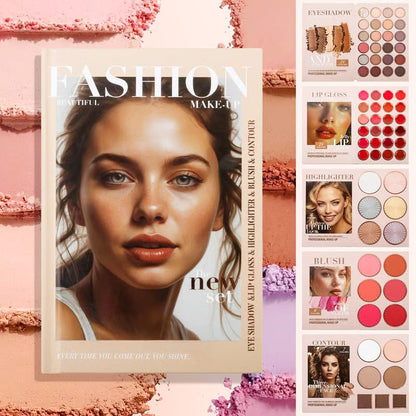 Bella Eyeshadow Palette | 67 Highly Pigmented Shades, Book-Style Design 0