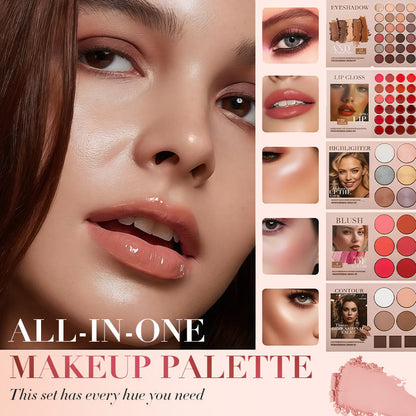 Bella Eyeshadow Palette | 67 Highly Pigmented Shades, Book-Style Design 7