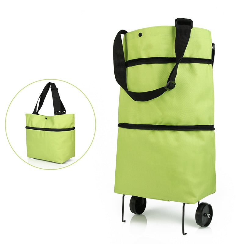 Breeze Folding Shopping Bag | Eco-Friendly, Large Capacity, Hidden Wheels 13