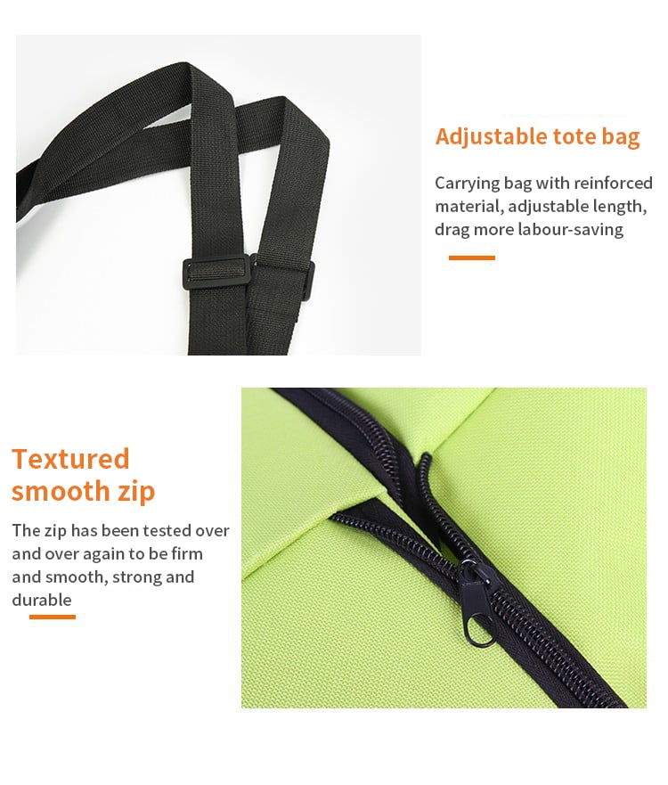 Breeze Folding Shopping Bag | Eco-Friendly, Large Capacity, Hidden Wheels 7