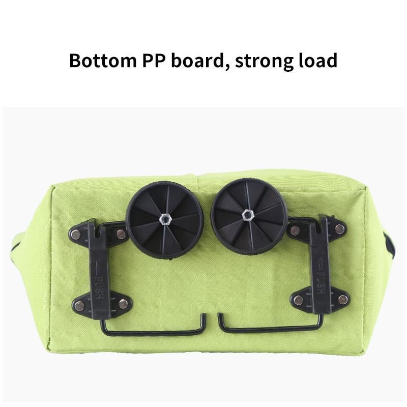 Breeze Folding Shopping Bag | Eco-Friendly, Large Capacity, Hidden Wheels 8