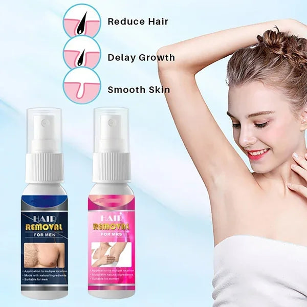 Breezy Hair Removal Spray for Men | Pain-Free, Nourishing Formula 1