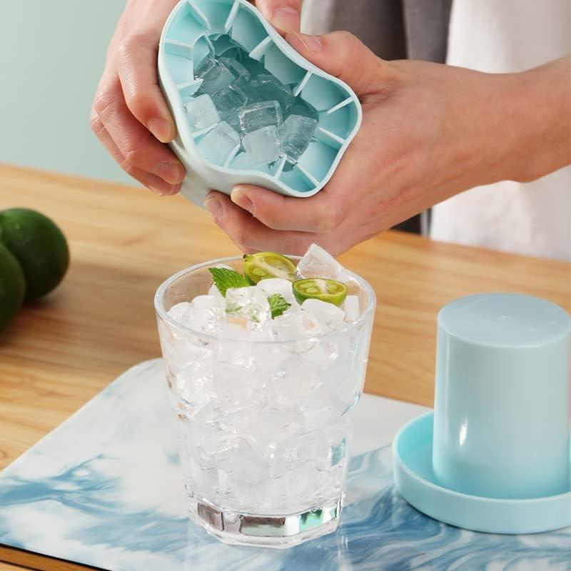 CryoPop Ice Cube Mold | Easy-Pop Silicone Ice Tray, Cylinder-Shaped 8