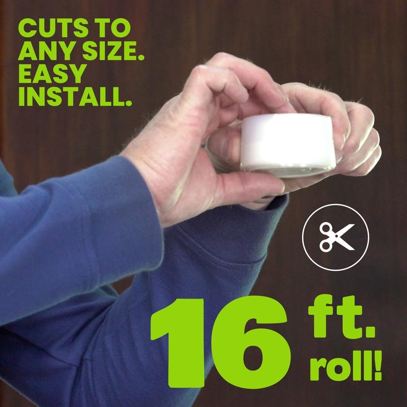 DuraSeal Weather Stripping | Self-Adhesive Silicone Door Seal Strip 4