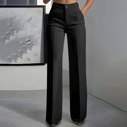 Elysia Wide Leg Pants | High-Waisted, Wrinkle-Resistant, Women’s Palazzo Trousers 10