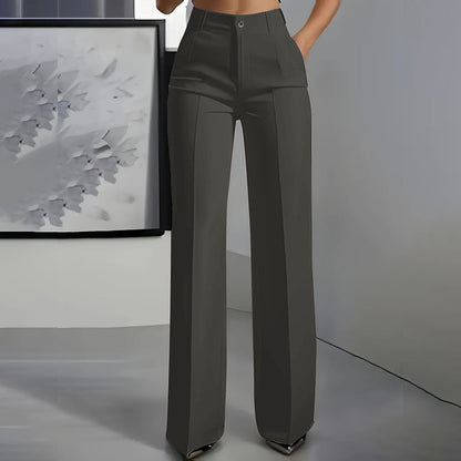 Elysia Wide Leg Pants | High-Waisted, Wrinkle-Resistant, Women’s Palazzo Trousers 11