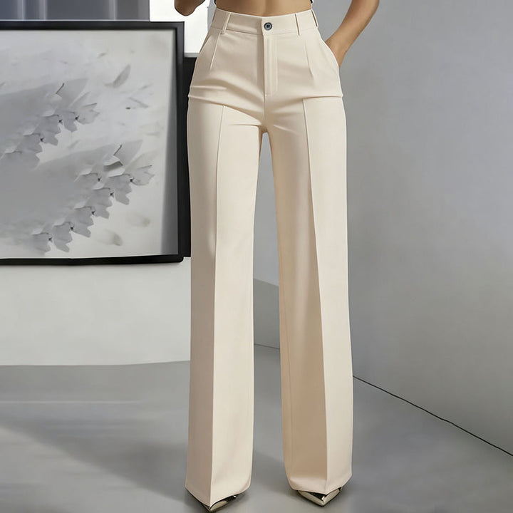 Elysia Wide Leg Pants | High-Waisted, Wrinkle-Resistant, Women’s Palazzo Trousers 9