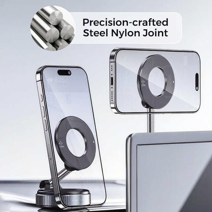 Falcon Car Phone Holder | Foldable Magnetic Design, Universal Fit 4