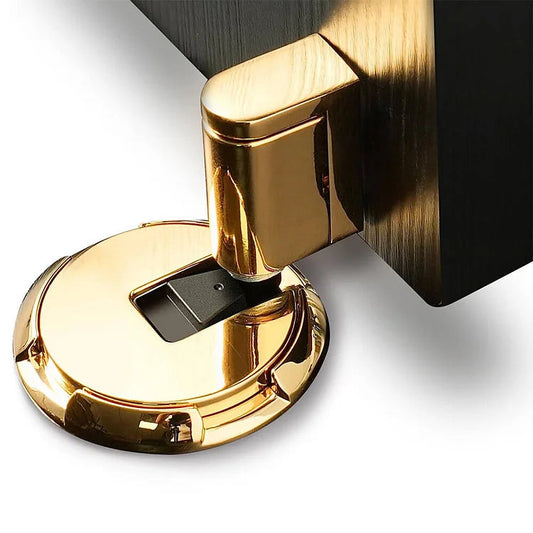 Fino Door Stopper | Durable Zinc Alloy, Push-to-Lock Mechanism 1
