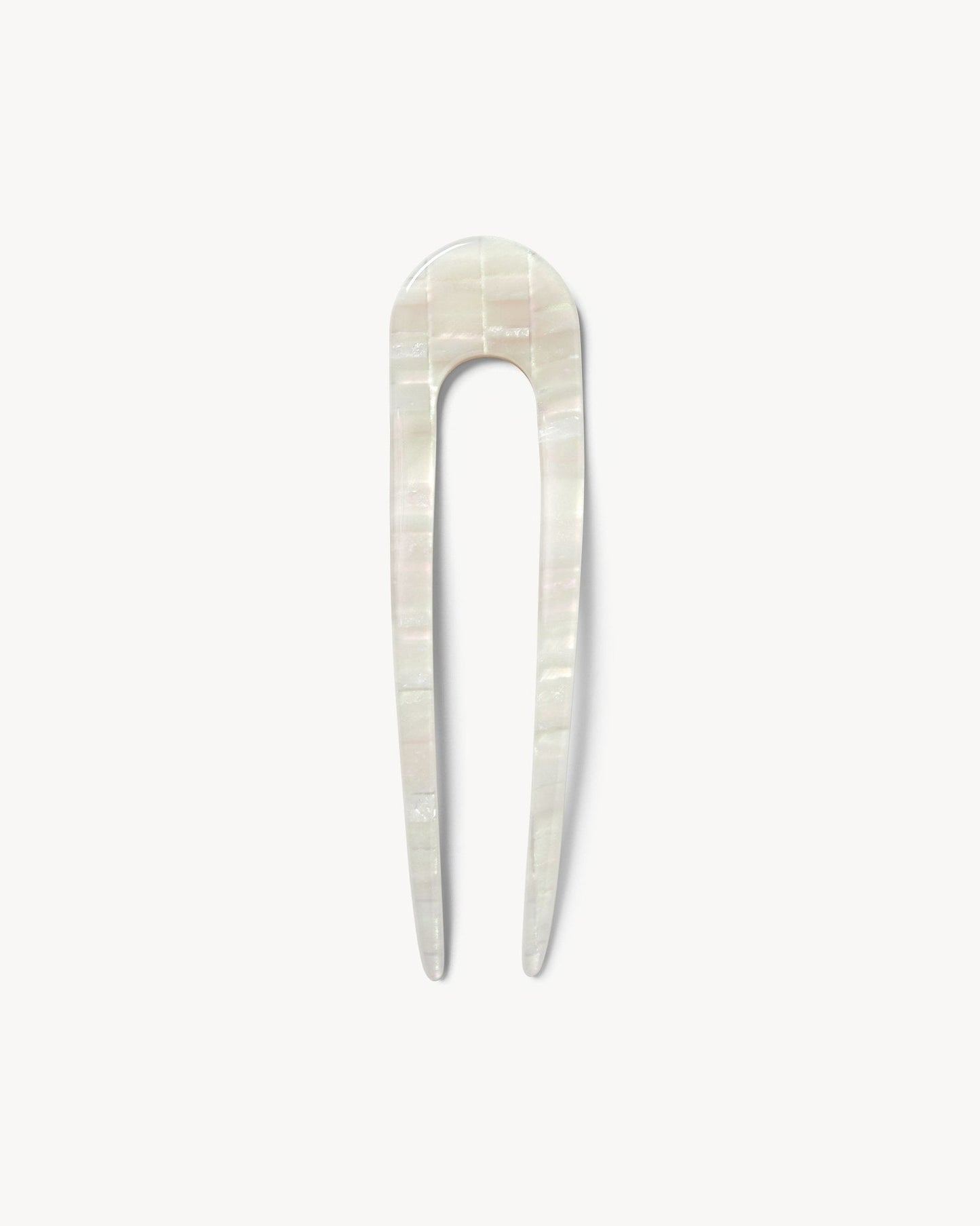 Fleur Hair Pin | Hand-Sculpted Italian Acetate, Opalite Shell Design 0