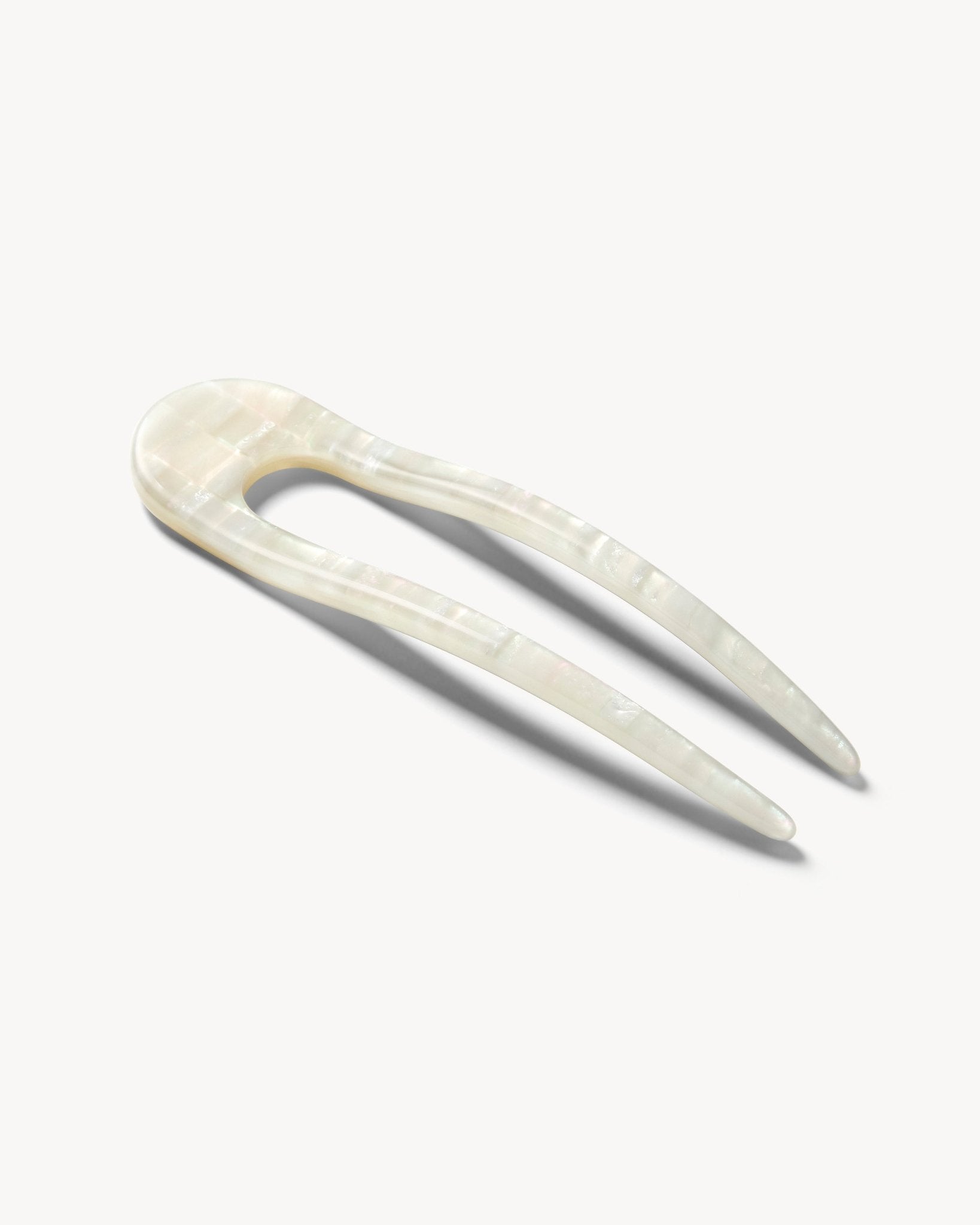 Fleur Hair Pin | Hand-Sculpted Italian Acetate, Opalite Shell Design 1