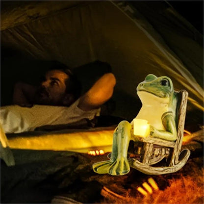 Frodo Garden Statue | Solar-Powered Frog Decor, Eco-Friendly 4