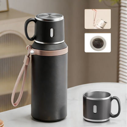 Frost Insulated Water Bottle | Stainless Steel, Vacuum-Sealed with Dual-Purpose Lid 10