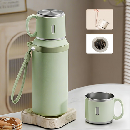 Frost Insulated Water Bottle | Stainless Steel, Vacuum-Sealed with Dual-Purpose Lid 11