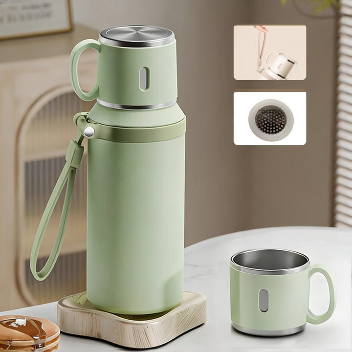 Frost Insulated Water Bottle | Stainless Steel, Vacuum-Sealed with Dual-Purpose Lid 11