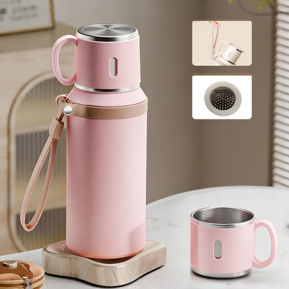 Frost Insulated Water Bottle | Stainless Steel, Vacuum-Sealed with Dual-Purpose Lid 12