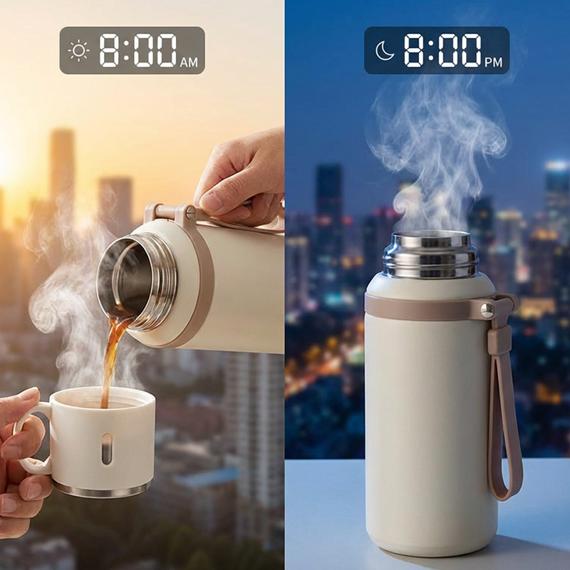 Frost Insulated Water Bottle | Stainless Steel, Vacuum-Sealed with Dual-Purpose Lid 3
