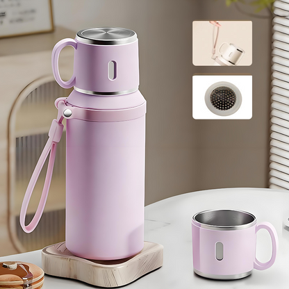 Frost Insulated Water Bottle | Stainless Steel, Vacuum-Sealed with Dual-Purpose Lid 9