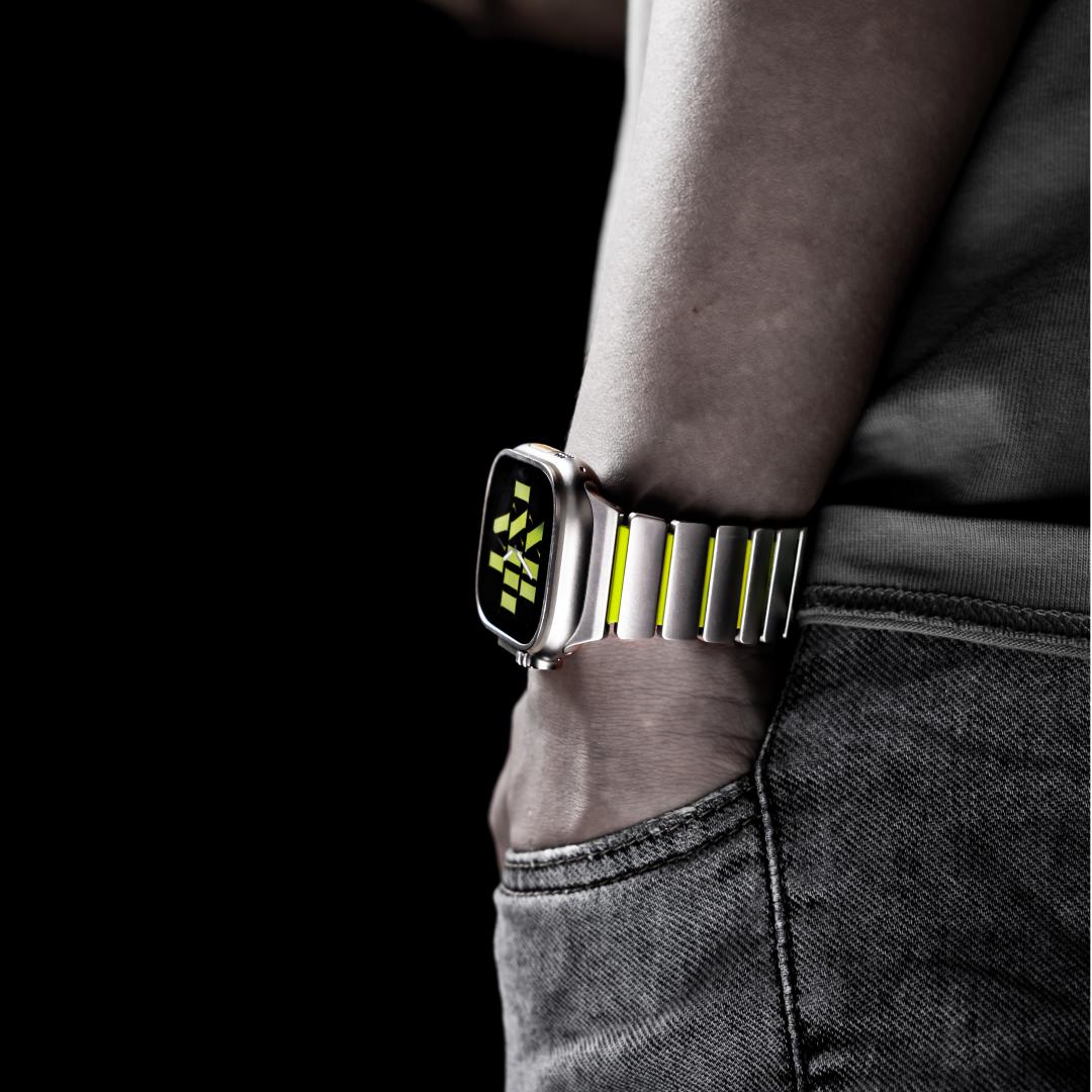 Garnet Titanium Watch Band | Durable, Water-Resistant for Apple Watch Ultra 5