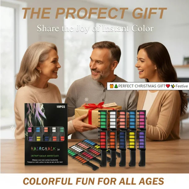 Hara Hair Dye Comb Set | Non-Toxic Temporary Hair Color, Easy Washout 2