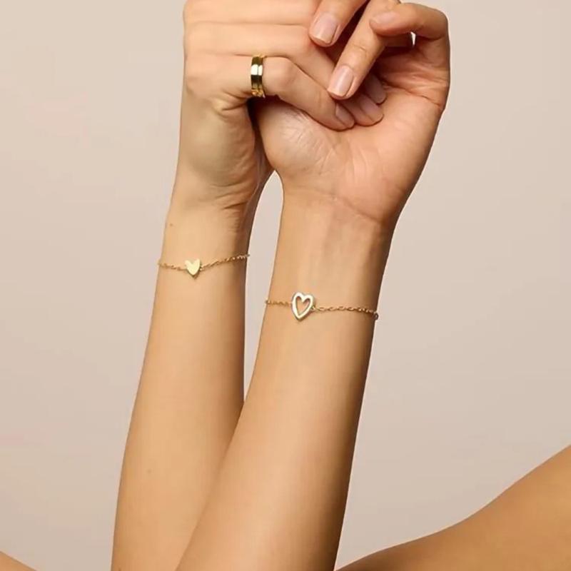 Harmonia Hearts Bracelet | Elegant Design, Adjustable Premium Alloy 7