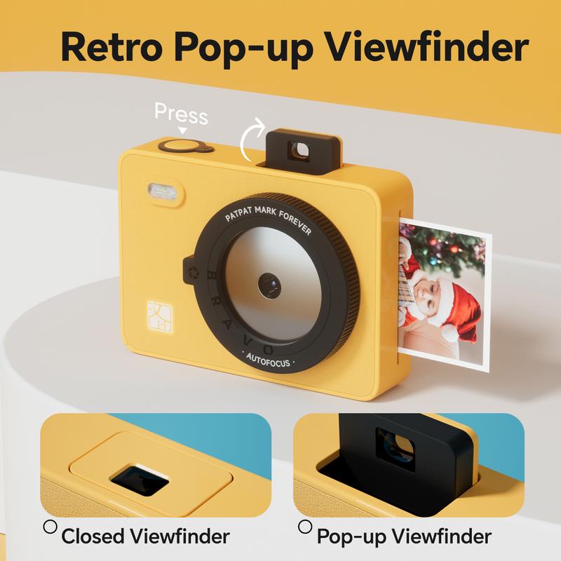Holo Instant Print Camera | Compact Dye-Sublimation, Wireless 4