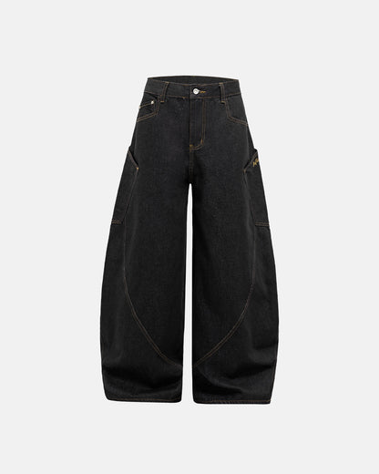 Ivy Baggy Jeans | Comfortable Cotton Blend, Loose Fit 0