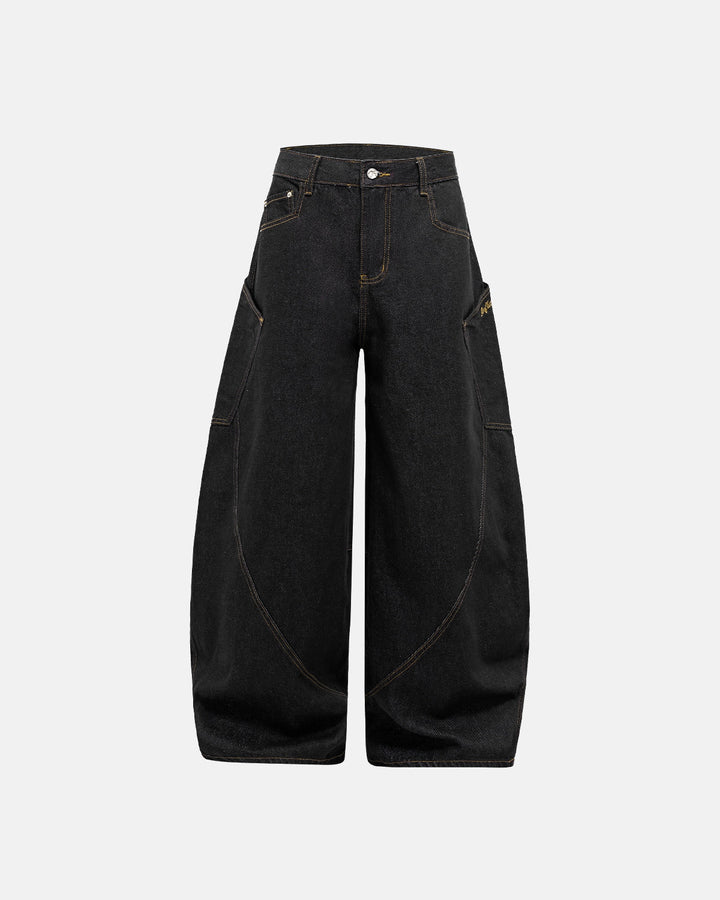 Ivy Baggy Jeans | Comfortable Cotton Blend, Loose Fit 0