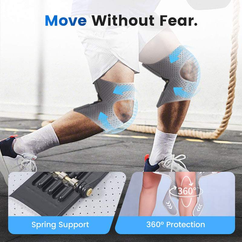 KneeGuard Knee Pads | Adjustable, Breathable Support for Basketball and Sports 3