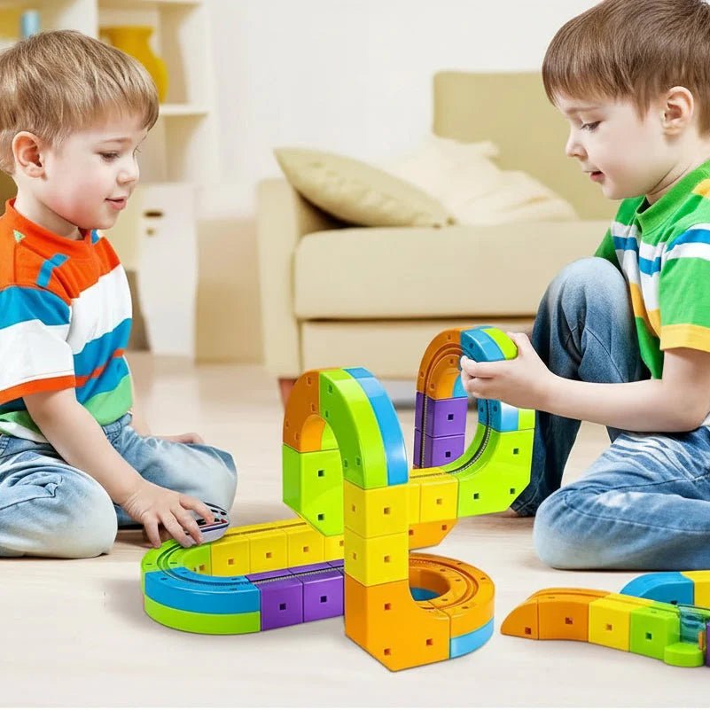 Luma Electric Train Set | DIY Assembly Toy for Kids, 51 Pieces 2