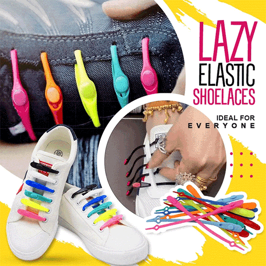 Luxe Lazy Shoelaces | No Tie Elastic Silicone Laces for Slip-On Comfort 0