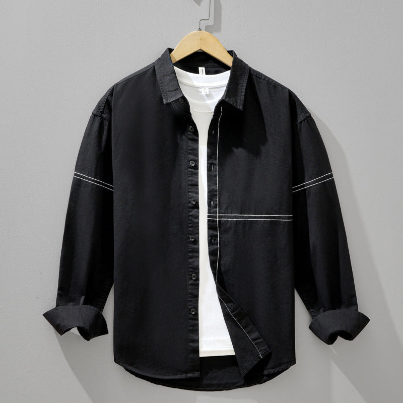 Liran — Breathable Linen Shirt with Minimalist Stitching and Relaxed Fit