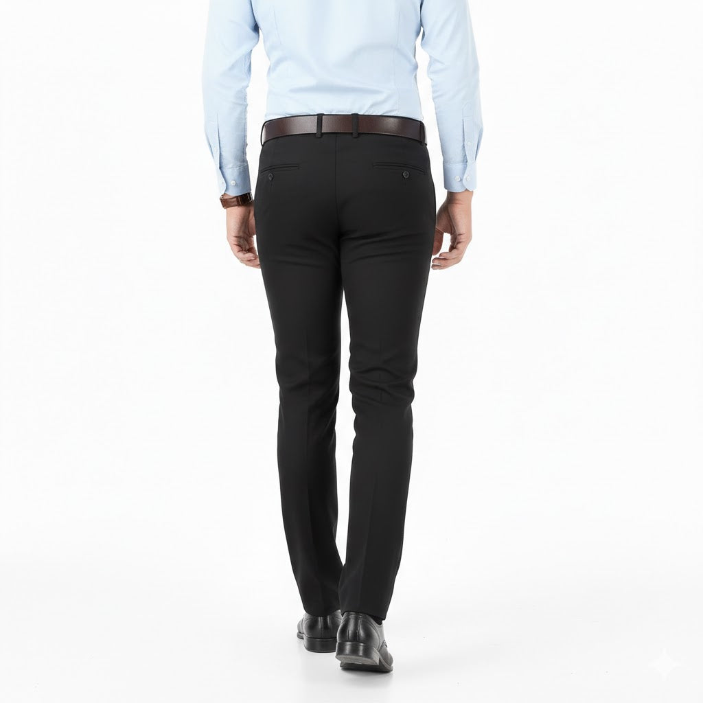 Maverick Mens Dress Pants | Black, All-Day Stretch Comfort 4