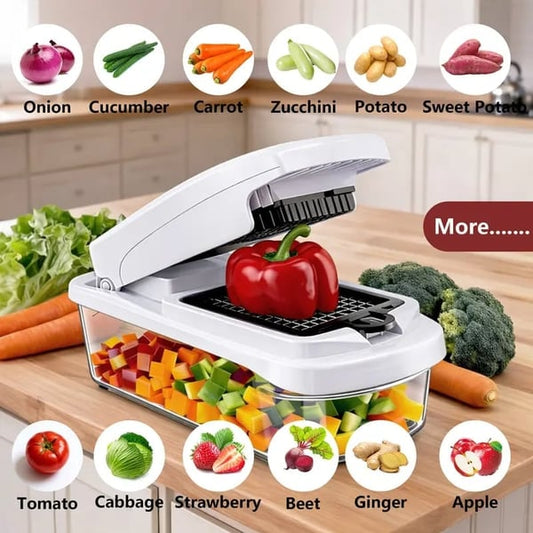 Melo Vegetable Cutter | 15-in-1 Multifunctional Chopper 0