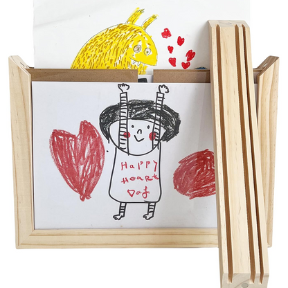 Milo Masterpiece Art Frame | Durable Pine Wood, Magnetic, Holds A4 Artwork 1