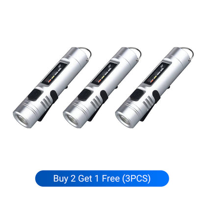 Milo Mini Flashlight | Multi-Functional Rechargeable Aluminum Alloy 10