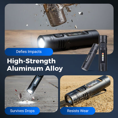 Milo Mini Flashlight | Multi-Functional Rechargeable Aluminum Alloy 4