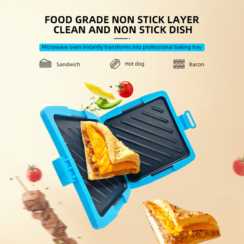Milo Sandwich Maker | Food-Grade Non-Stick, Microwave Compatible 1