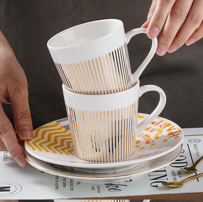 Mira Coffee Mug | Dynamic Moving Reflection, High-Quality Ceramic, 350ml 1