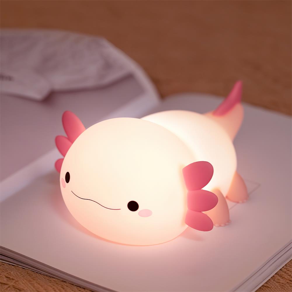 Nifty Night Light | Adorable Axolotl Design, LED Warm Glow 0