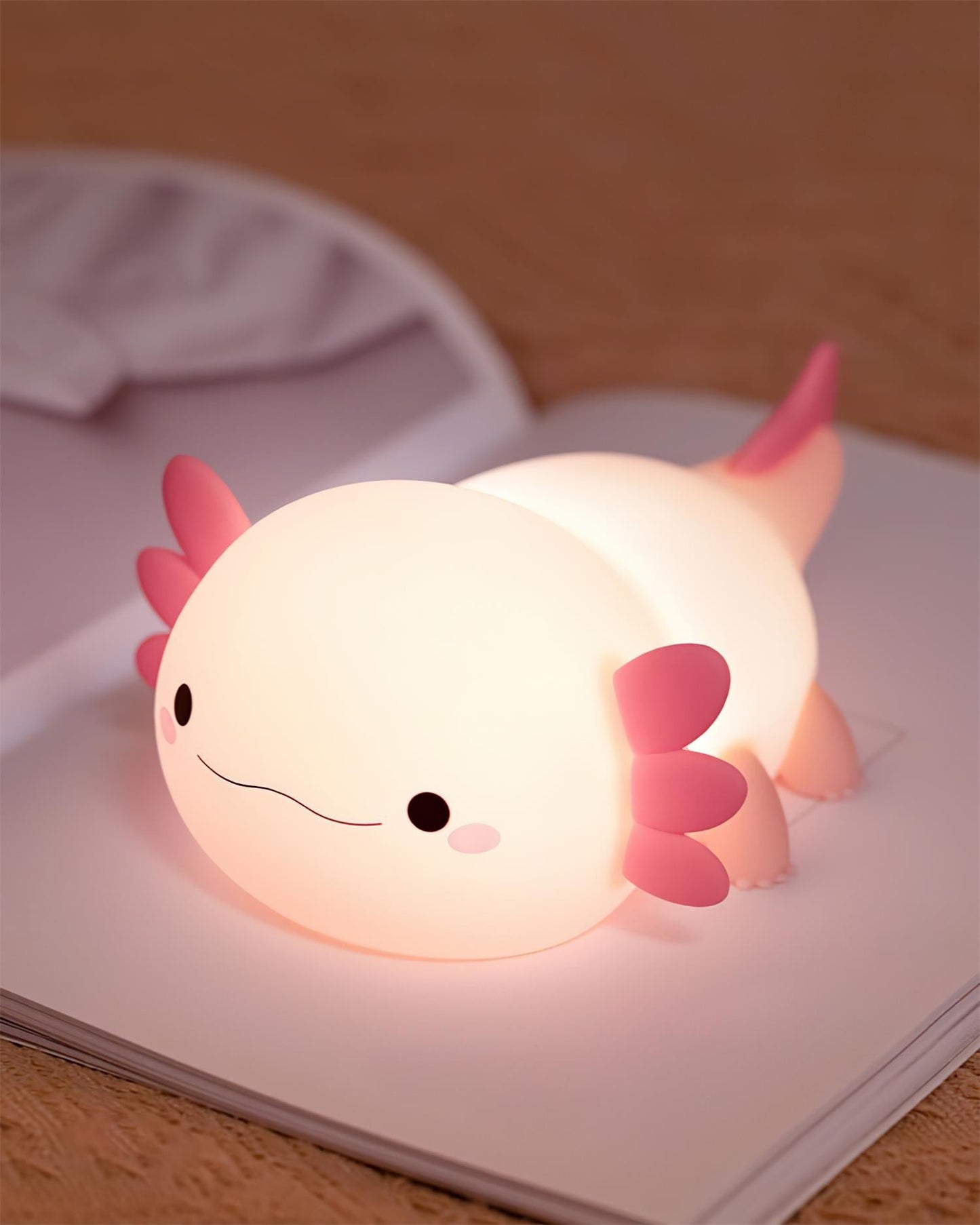 Nifty Night Light | Adorable Axolotl Design, LED Warm Glow 3