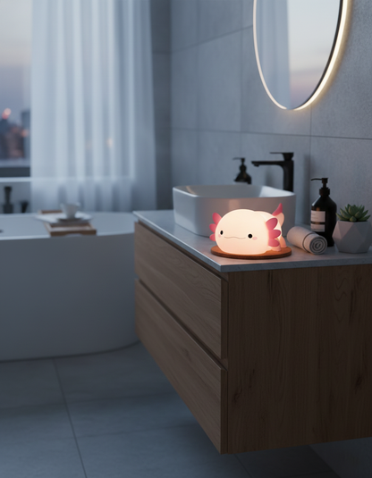Nifty Night Light | Adorable Axolotl Design, LED Warm Glow 8