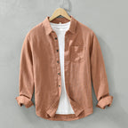 Avencea — Lightweight Breathable Linen Shirt with Textured Weave