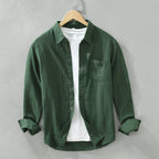 Avencea — Lightweight Breathable Linen Shirt with Textured Weave