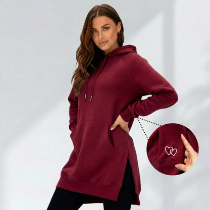 Ollie Hoodie Dress Women | Oversized, 100% Cotton, Dress with Hood 1