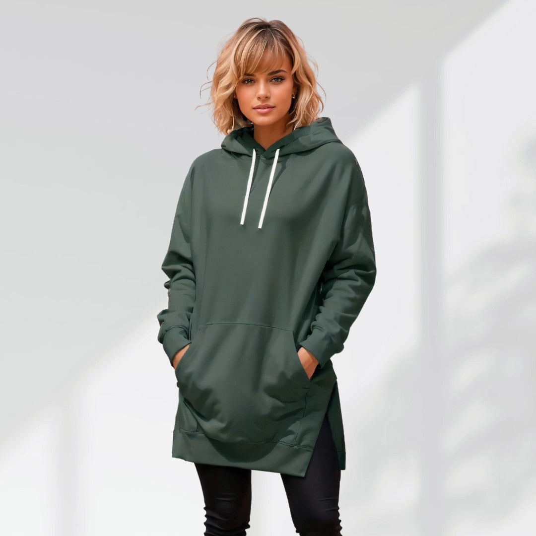 Ollie Hoodie Dress Women | Oversized, 100% Cotton, Dress with Hood 11