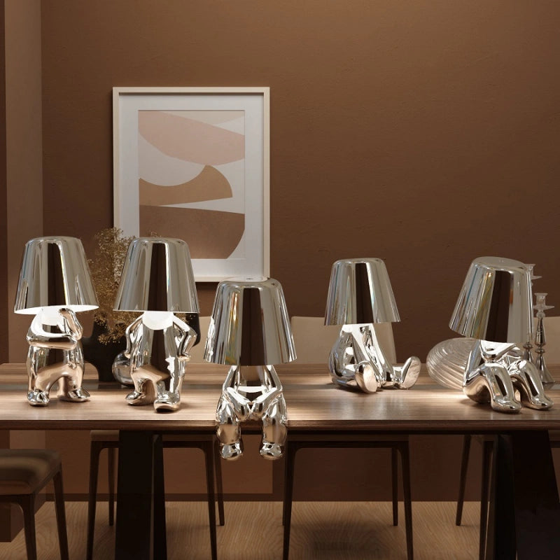 RayDude Artistic Lamp | Dimmable, Rechargeable Resin Design 2